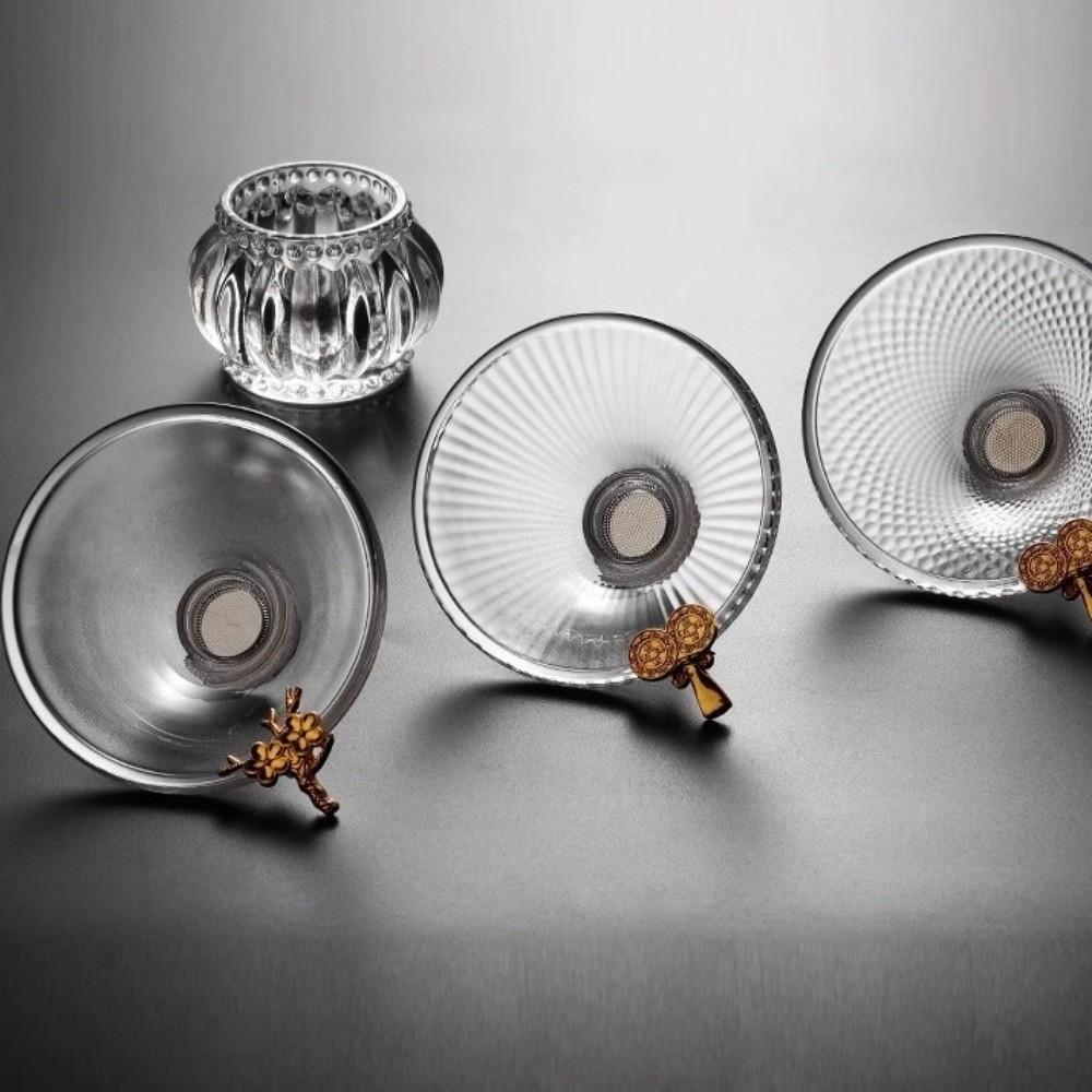 Heat-Resistant Glass Tea Strainer Japanese-Style Tea Distributor  Office
