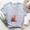 Tee Top Fashion T Shirt Clothing 90s Sweet Lovely Dog Pet Style Trend Casual Short Sleeve Women Print Lady Female Graphic T-shirt