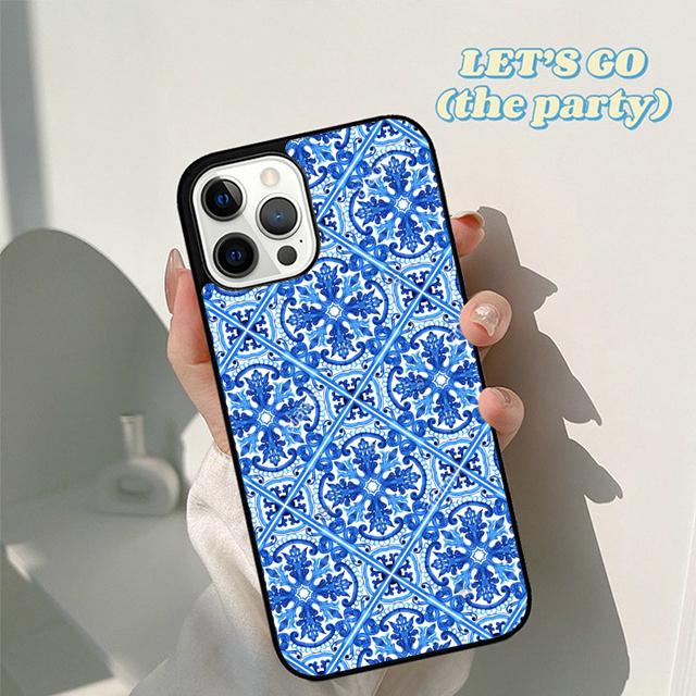 Осенний марокканский узор плитки мягкий чехол-бампер для iPhone 17 Air 16 16e 15 12 11 13 14 Pro Max Apple Plus Coque
