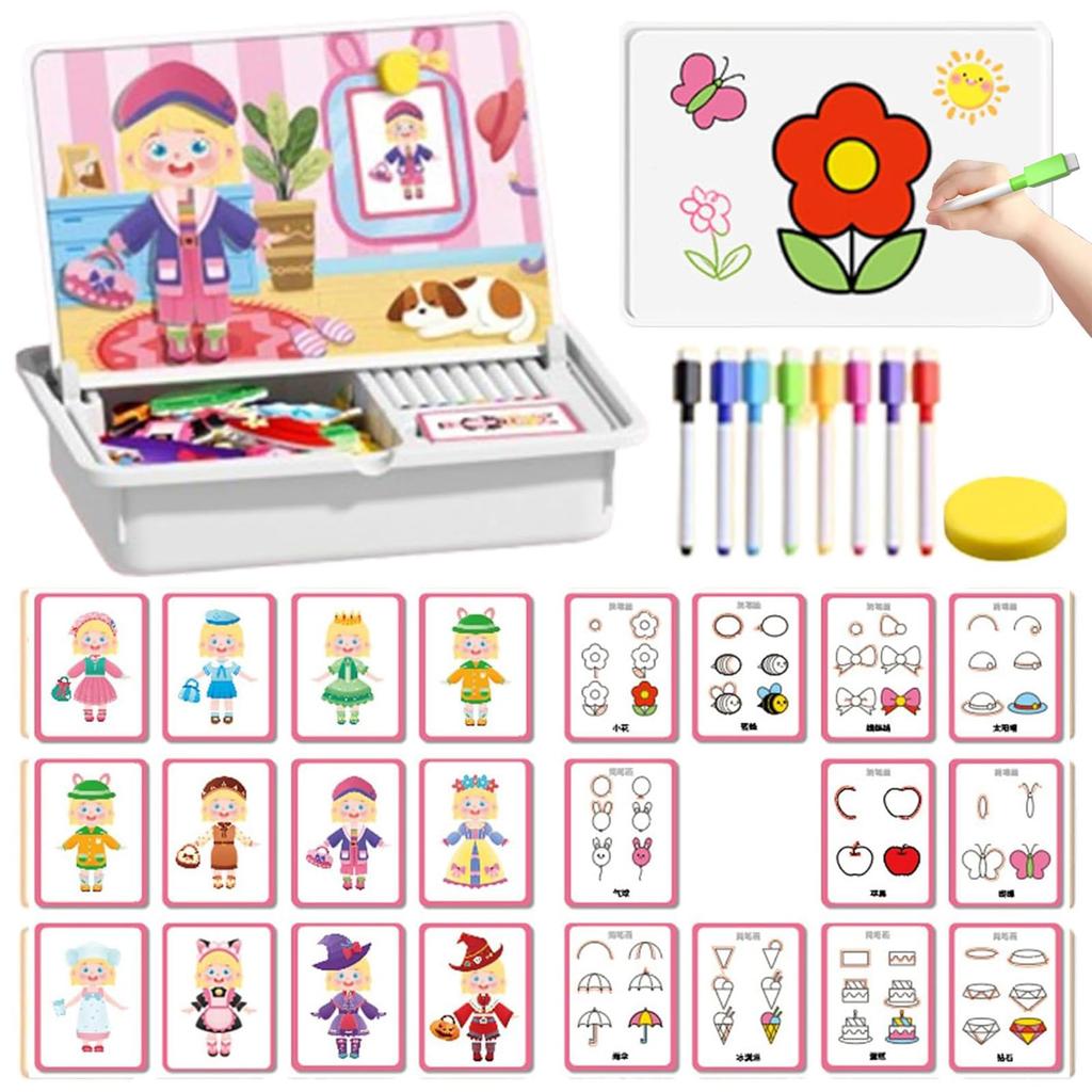 Детский пазл Черты лица Магнитный пазл Магнитная наклейка Запасная игрушка Пазл