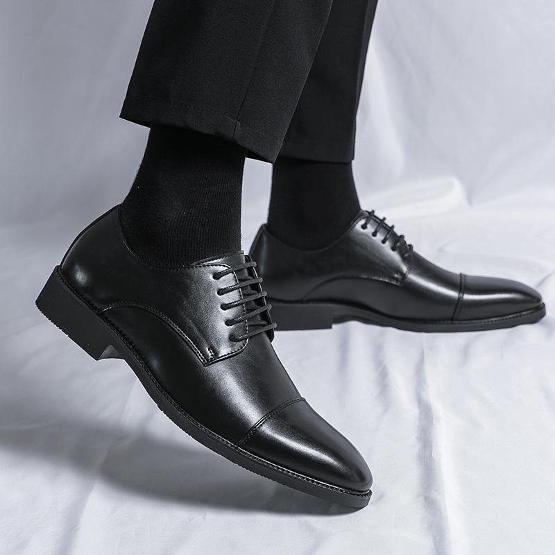 Мода Тенденции моды Мужская кожаная обувь Дизайнерские брендовые свадебные туфли на шнуровке Повседневные деловые туфли для свиданий Оксфорды с острым носком Офисные формальные