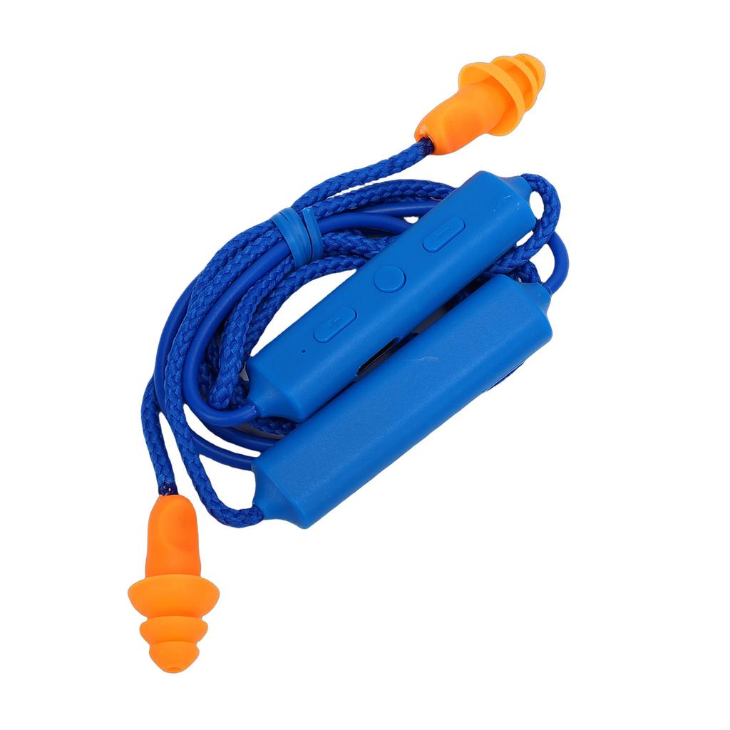 Earplug Headphone 29dB Noise Reduction IPX5 Water Proof Rechargeable Neckband Earbuds for Construction Site Workshop