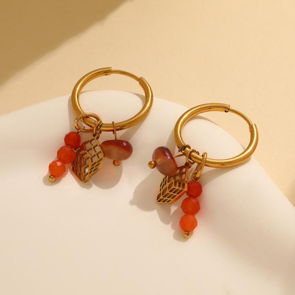 Серьги из нержавеющей стали с дельфином и ракушкой, трендовые