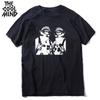 COOLMIND 100% Cotton Moon Print Men T Shirt Casual Summer Short Sleeve Men Tshirt Loose t-shirt Male Tee Shirts Mo0154