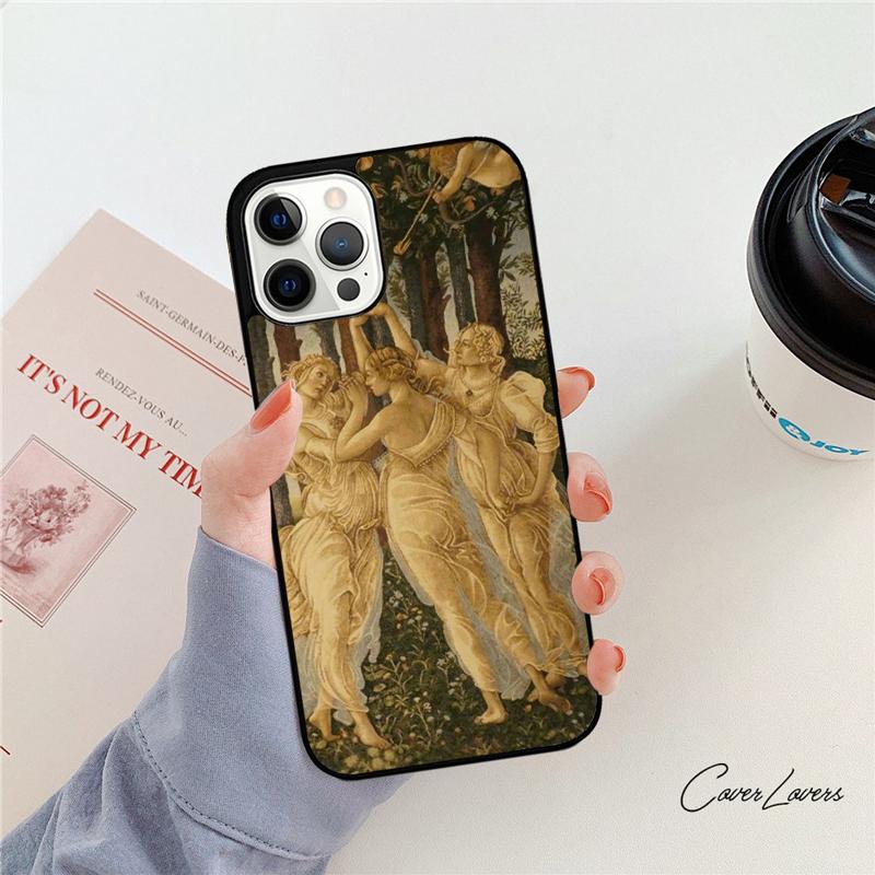 Чехол для телефона Sandro Botticelli эпохи Возрождения для iPhone 17 Air 14 15 16 13 12 Для Apple iPhone 17 Air 11 Pro Max Plus SE2020 Coque