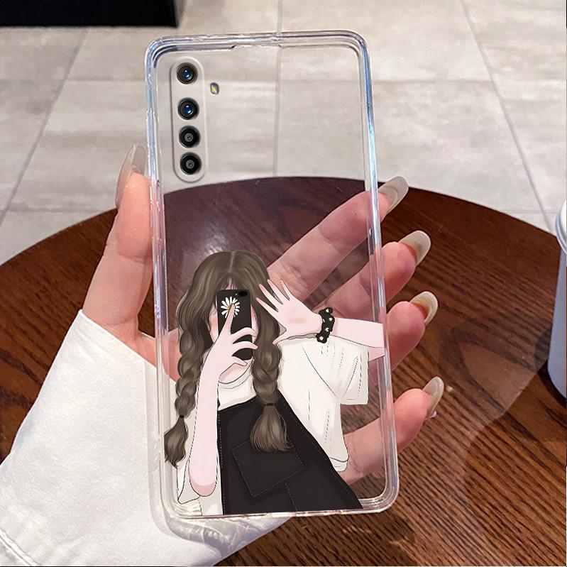 Чехол для Realme XT RMX1921 Чехол для Realme X2 Роскошный Милый Любовь Кролик Забавный Прозрачный Силиконовый Чехол для Телефона RMX1992 RMX1993 RMX1991