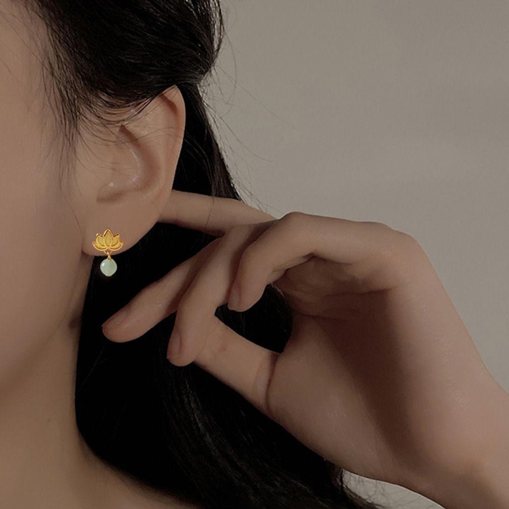 Hanfu Ornament Girl Gift Women Dangle Earrings Chinese Style Earrings Stud Earrings Ear Drop