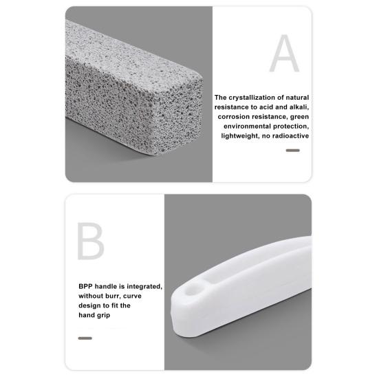 Унитаз Щетка для чистки пемзы для удаления известкового налета с длинной ручкой Ванна Бассейн