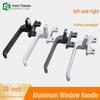 38-Type Aluminum Alloy Window Handle with 7-Shaped Lock Buckle for Doors, Casements, and Curtains