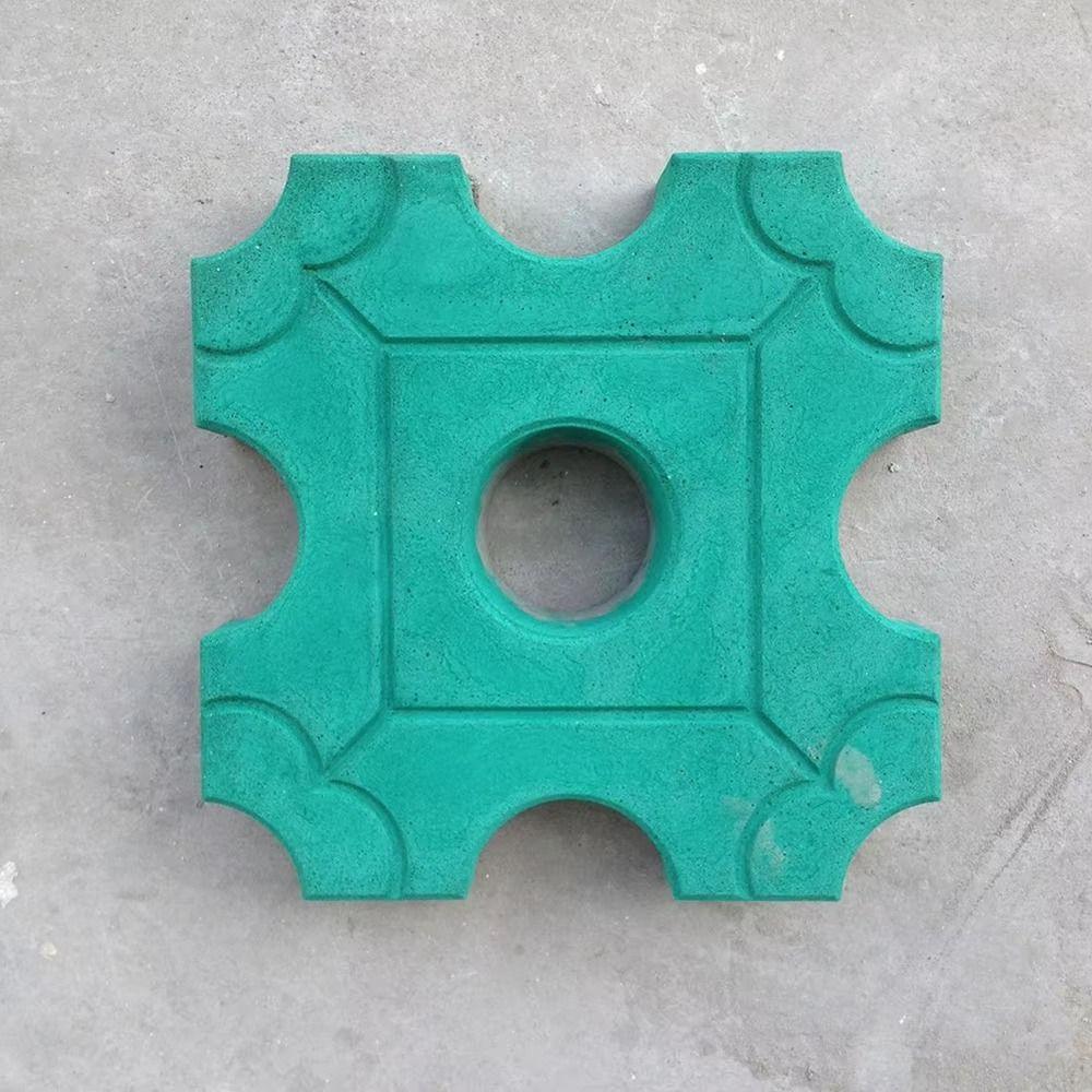 1Pcs Plastic Paving Brick Mould 9 Holes Hollow Grass Walkway Brick Mold For Lawn Patio Yard Garden
