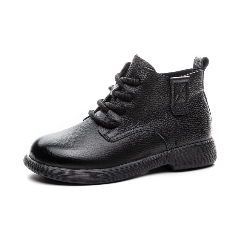 Ботинки из натуральной коровьей кожи на плоской подошве, повседневные ботинки Martin