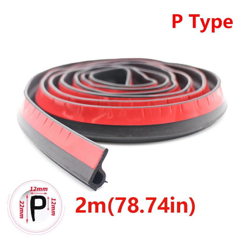 Резиновые уплотнители для дверей автомобиля ZPD-образная отделка, шумоизоляция, уплотнительная прокладка типа ZPD, резиновые полоски для автомобильных аксессуаров