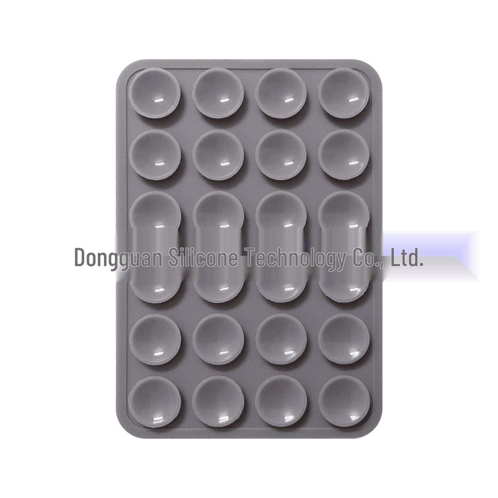 Черная силиконовая противоскользящая подставка для телефона: 24 Портативные, Минималистичные Наклейки на Присосках