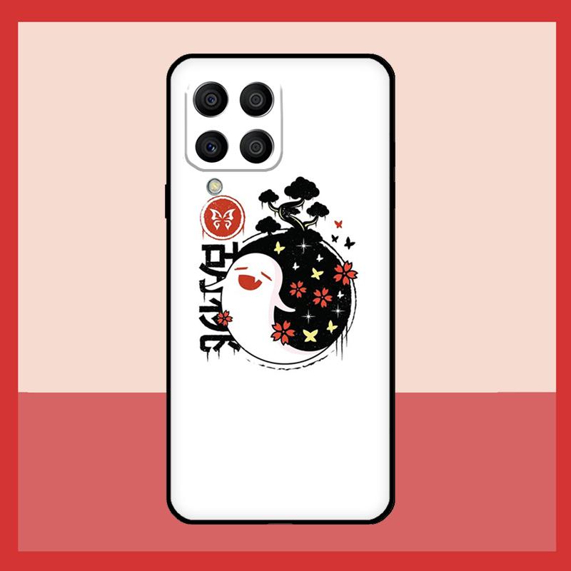 Чехол-призрак Ху Тао из Genshin Impact для Samsung Galaxy M12 M52 M06 M16 M36 M56 M33 M15 M55 M31 M13 M14 M53 M32 M35 M34 M54