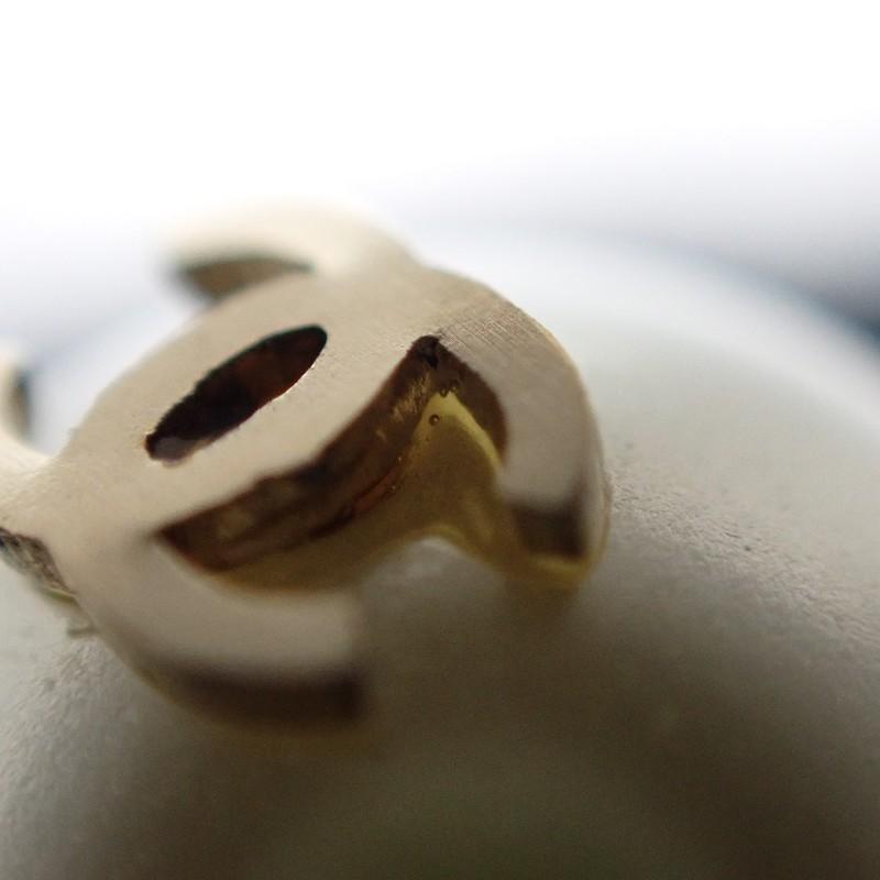 Chanel Проколотое золото/Имитация жемчуга Женские