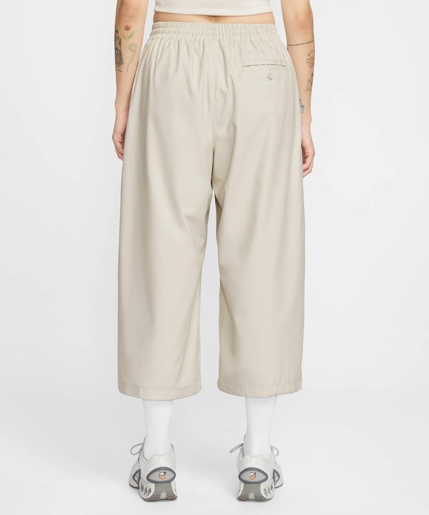 NIKE Sportswear Oversized Mid-Rise Woven Pants W - Light Bone:Heather:Light Bone / If5454-072