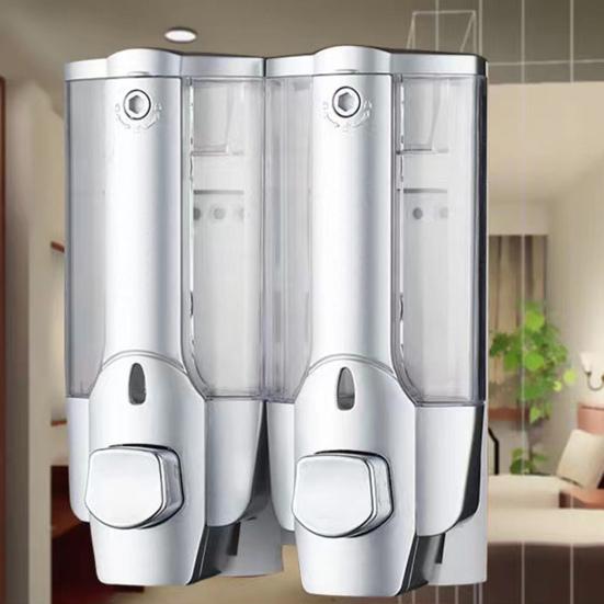 Настенный ручной дозатор мыла объемом 350 мл для ванной комнаты, легко заполняемый дозатор для душа с большим