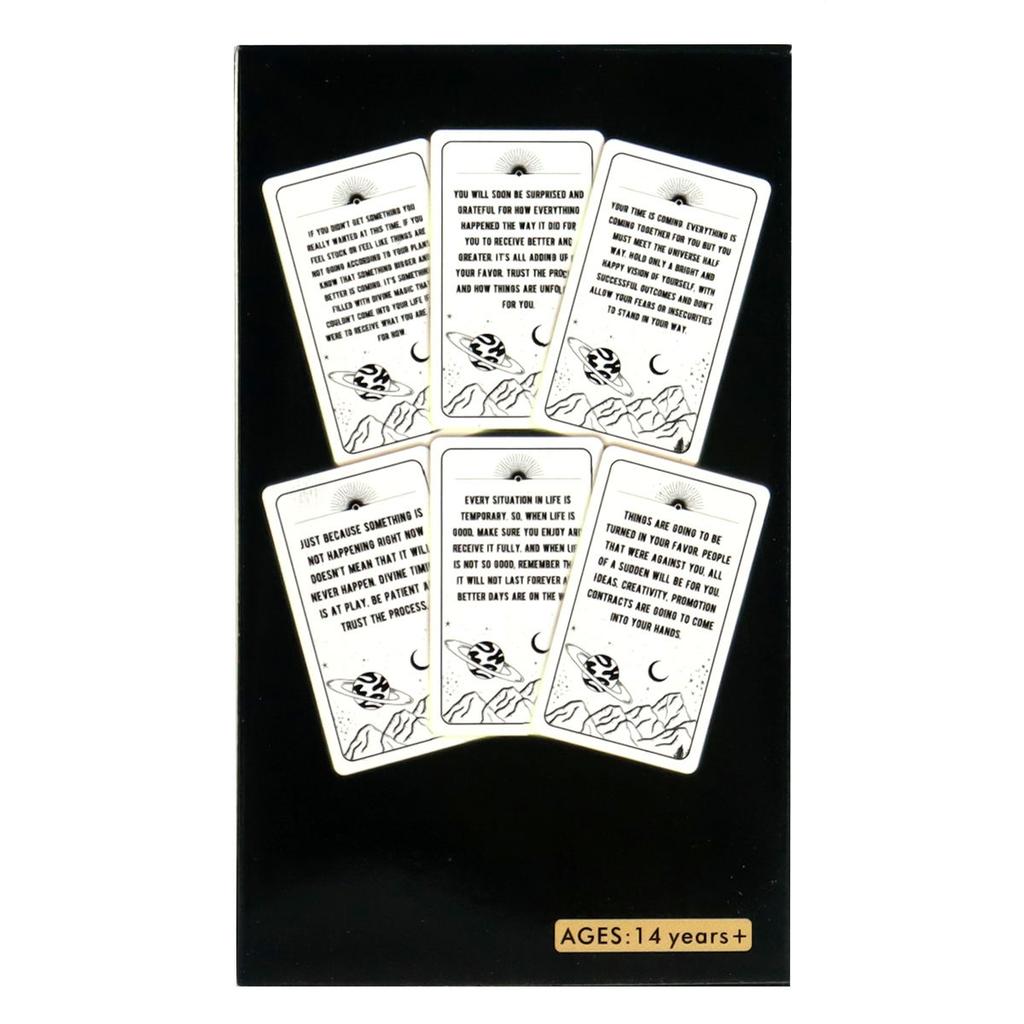 10.3*6см Оракул Послания Вселенной с Руководством от Ваших Наставников для Общих Раскладов 54 шт. Оракульные карты