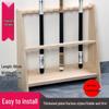 Solid Wood 12-Cue Cabinet Rack