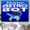 Personalized Astro Bot Background Tapestry,Custom Name Birthday Party,Multifunctional Wall Decoration for Home Decor,Various Occasions