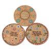 Placemats Mug Holder Tea Coasters Wooden Cup Mat Heat Resistant Anti-hot Heat Pad Cork Coasters