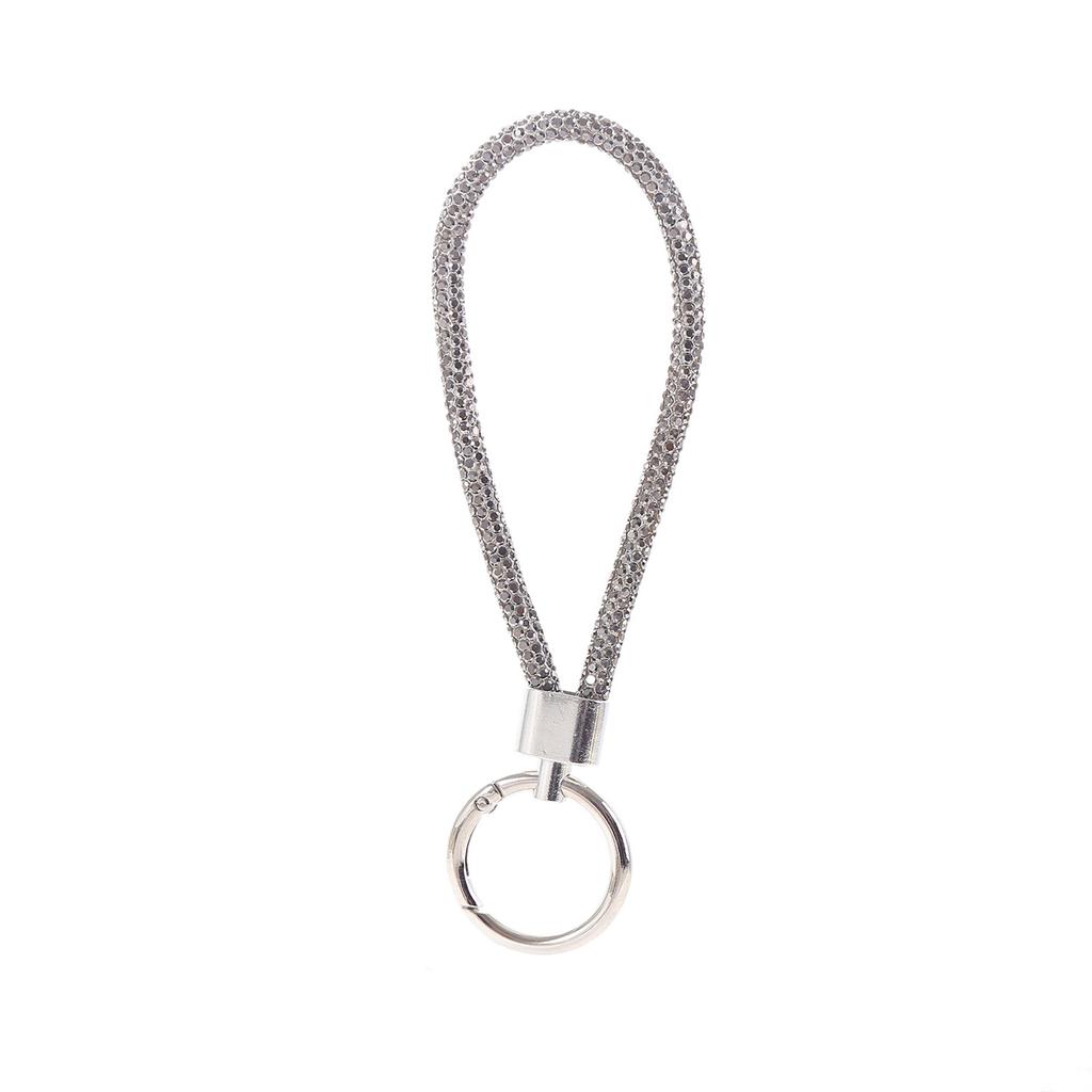 Алмазный кристалл горный хрусталь телефон шнурок блестящий брелок блестящие ремешки на запястье шнур анти-потеряющийся веревка автомобильный брелок аксессуар