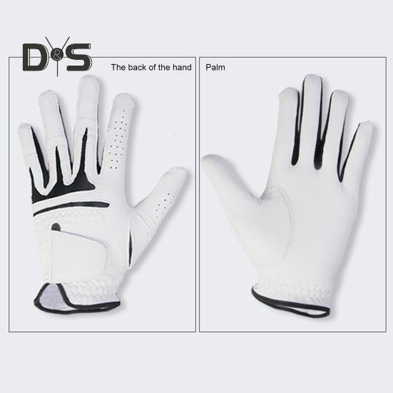 Мужские перчатки для гольфа для левой руки с противоскользящей рукояткой, мягкие перчатки для гольфа из овечьей кожи, подарки для гольфа на День отца и любителей гольфа