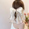 Chiffon Bow Hairpin Net Yarn Bowknot Hairpin Elegant Bow Hair Clip  Women