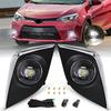 Для Toyota Corolla Altis CE ECO L LE 2014 2015 2016 версия для США светодиодные противотуманные фары DRL дневные ходовые огни автомобильные фары галогенные 12 В