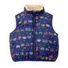 MIKI HOUSE HOT BISCUITS Мальчики и темно-синий жилет, Девочки, Синий, 100см, 73-5702-497
