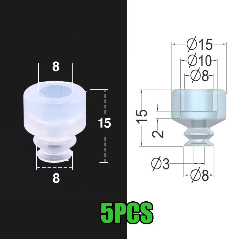 5 шт. DP Большая Вакуумная Силиконовая Присоска Однослойная Робот Промышленные Пневматические Аксессуары Сильная Присасывающая Насадка
