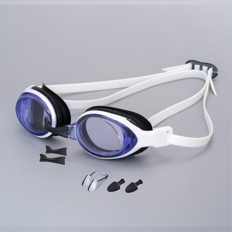 Fashionable small-frame swimming goggles, high-definition, anti-fog, waterproof, suitable for children, teenagers, and adults