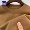 Romon Men's Wool Blend Crew Neck Sweater - Pure Color Long Sleeve Knitwear for Spring & Autumn