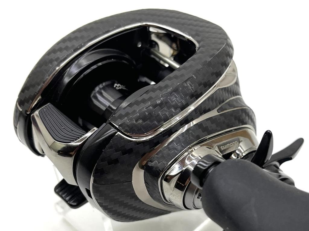 CUSTOM YOROI Пользовательская декаль для мультипликаторных катушек 21 Antares DC и 22 Exsence DC SEAT.JP (Черный, для правой руки)