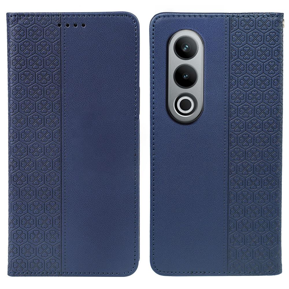 Чехол для OnePlus Nord CE4 5G Кожаный чехол-книжка с четырёхлистным клевером Подставка Кошелёк