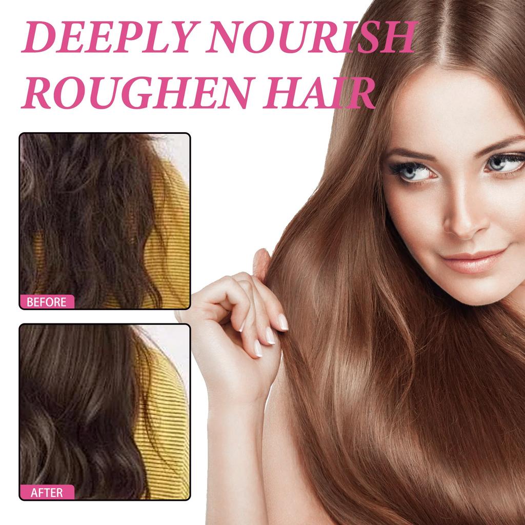 Маска для волос Питательная против выпадения волос Кератин Сухая кожа головы Разглаживание кончиков волос Уход за секущимися поврежденными вьющимися волосами