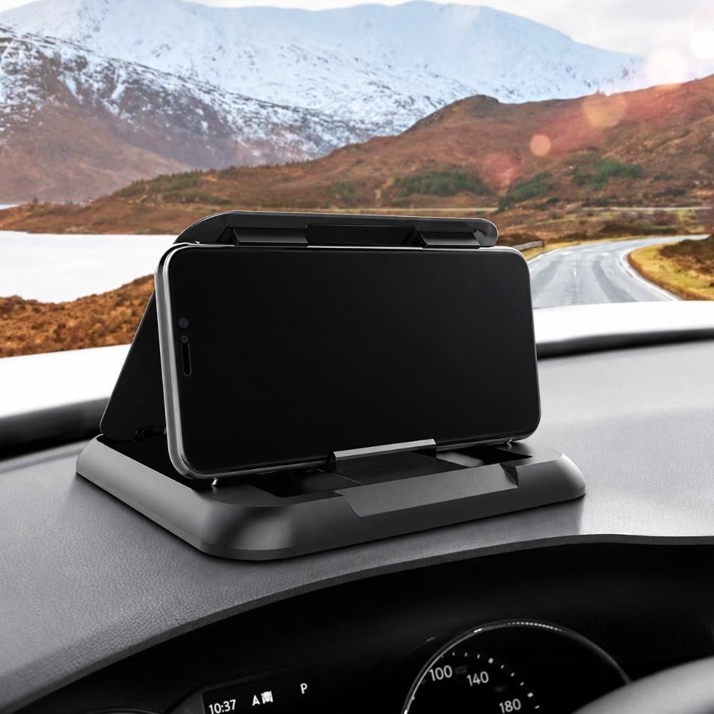 Adjustable Car Phone Holder Foldable Phone Mount Car Supplies Dashboard Phone Stand Car