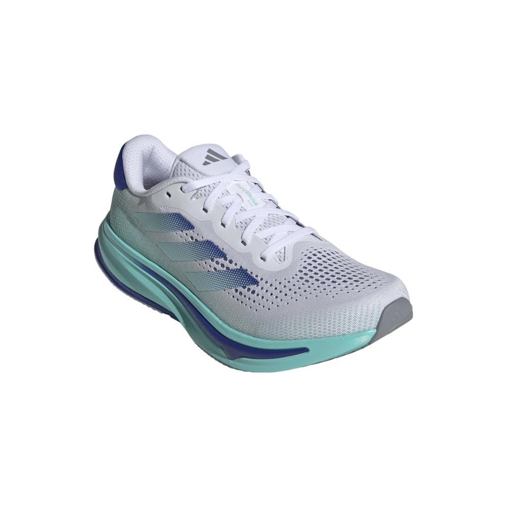 Беговые кроссовки Adidas Supernova RISE, Унисекс, Взрослые, LZQ59, Footwear White/Lucid Blue/Flash Aqua (ID3599), Размер 28.0 см