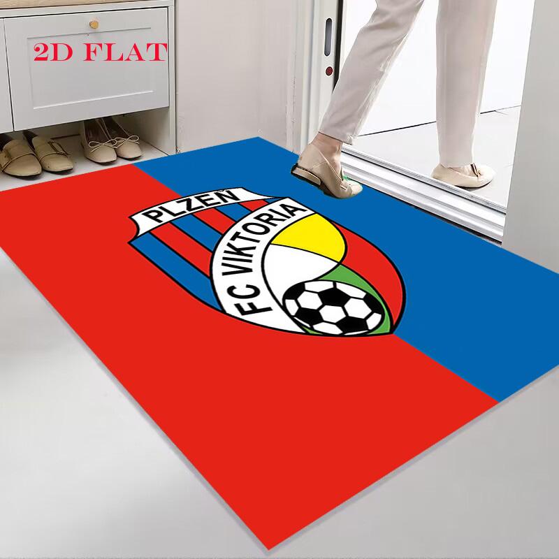 FC Viktoria Plzeň Carpet Rug for Living Room Bedroom Home Sofa Decoration,Kids play Nonslip Floor Mat