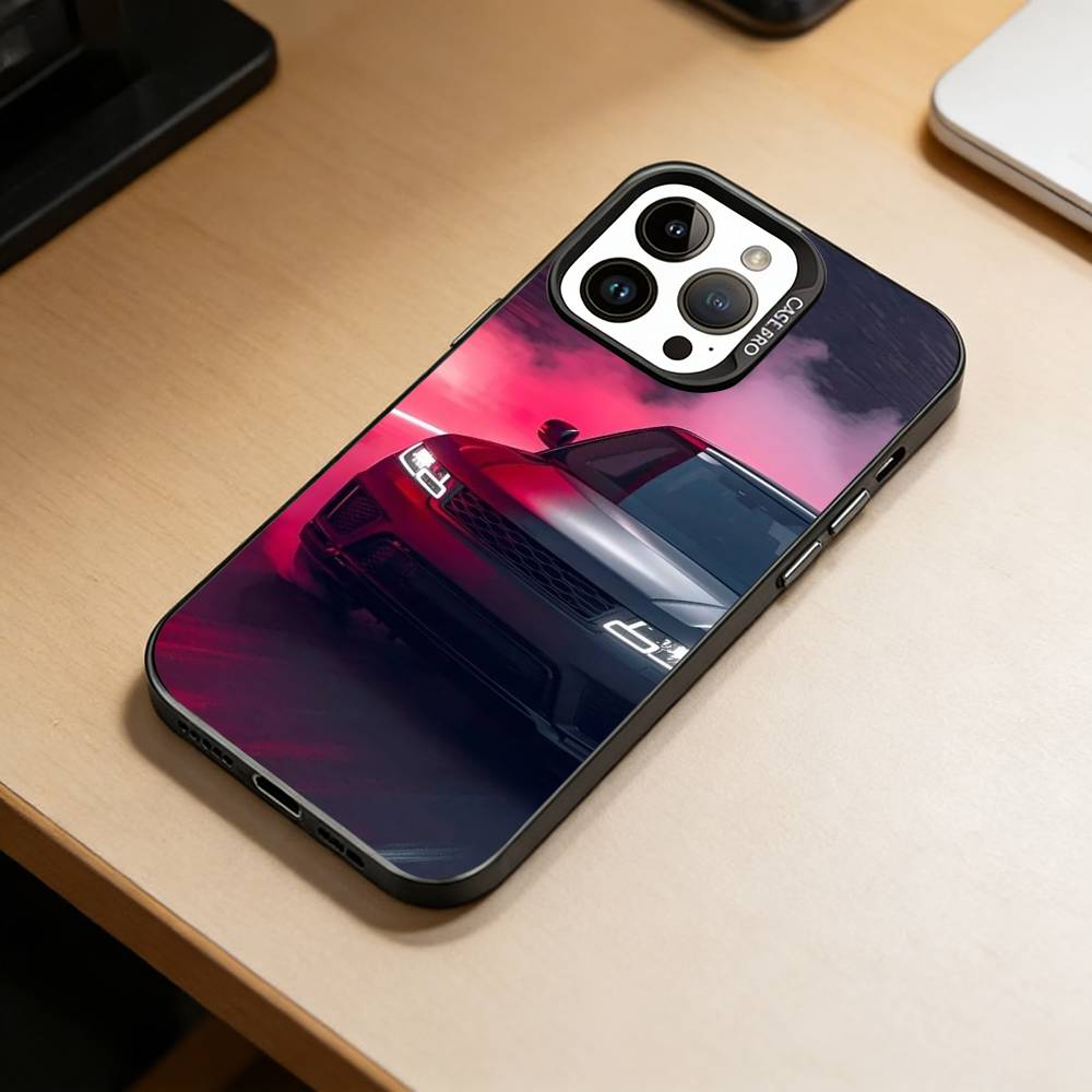 Чехол для телефона Range R- Roveres Sport Car для iPhone 17,16,15,14,13,12,11 Plus,Pro Max,XS, Цветной серебряный внутренний чехол