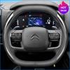 Leather Car Steering Wheel Cover for Citroen C4X C5X C5 Aircross e-Berlingo C4 2021 2022 2023 2024 Auto Interior Accessories