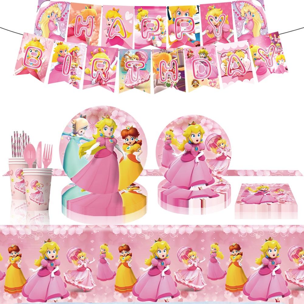 Princess-themed Party Supplies For Pet Birthday Decorations Including Plates And Utensils New Arrival