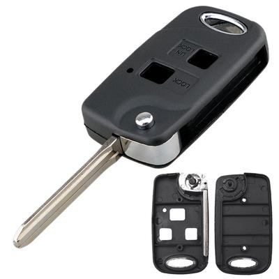 Автомобильный корпус дистанционного ключа, подходящий для Toyota Yaris Prado Tarago Camry Corolla Land Cruiser RAV4 Avalon Echo