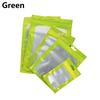 20Pcs Food Saver Zip Lock Bags Aluminum Foil Reusable Matte Waterproof Zipper Pouches Clear Window