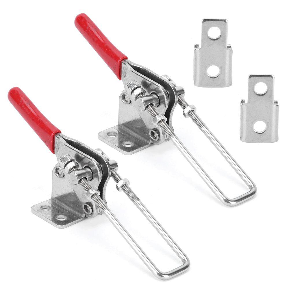 2PCS Adjustable Toggle Latch Heavy Duty Hasp Latch Durable Hand Tool