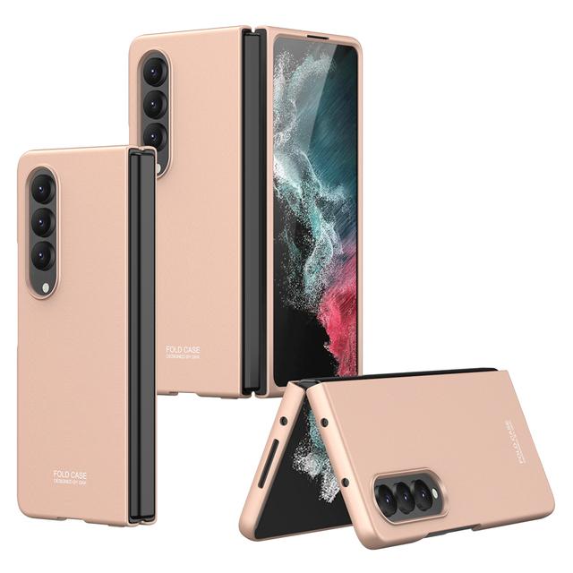 Luxury Ultra Thin Matte Case For Samsung Galaxy Z Fold 4 5g Zfold4 All Inclusived Protection Shockproof Hard Slim Foldable Cover