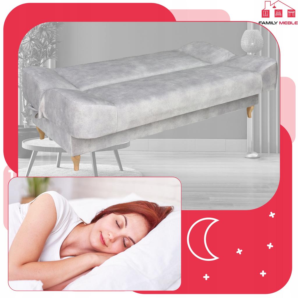 Sofa Sofa Sara Sofa Bed Bonell Bed Family Furniture Beige