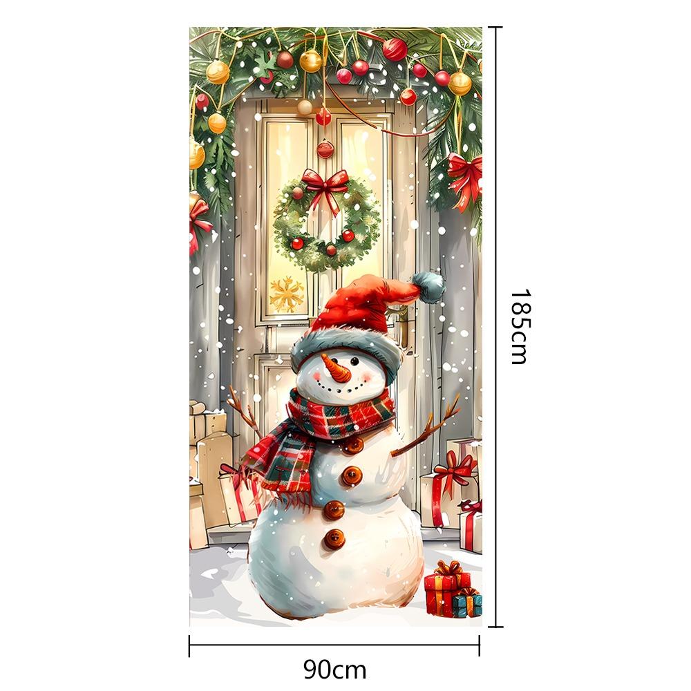 DIY Accessories Christmas Door Cover Multi Scene Window Sign Banners New Xmas Ornament  Christmas