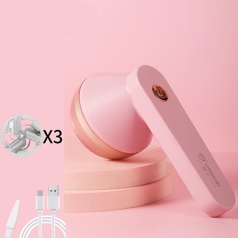 Electric Lint Remover USB Rechargeable Sofa Shaver Sweater Hairball Trimmer Household Epilator  with 4 Blades