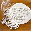 Kitchen Gadgets Alphabet Biscuit Mould Eat Me Cookie Molds Baking & Pasrty Tools Cookie Cutters